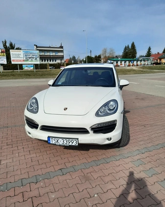 Porsche Cayenne cena 97000 przebieg: 213000, rok produkcji 2010 z Wadowice małe 137